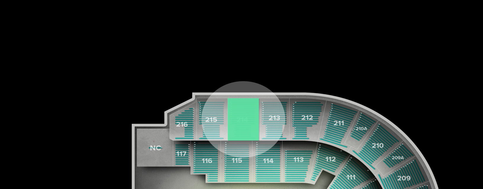 Seat view from Upper