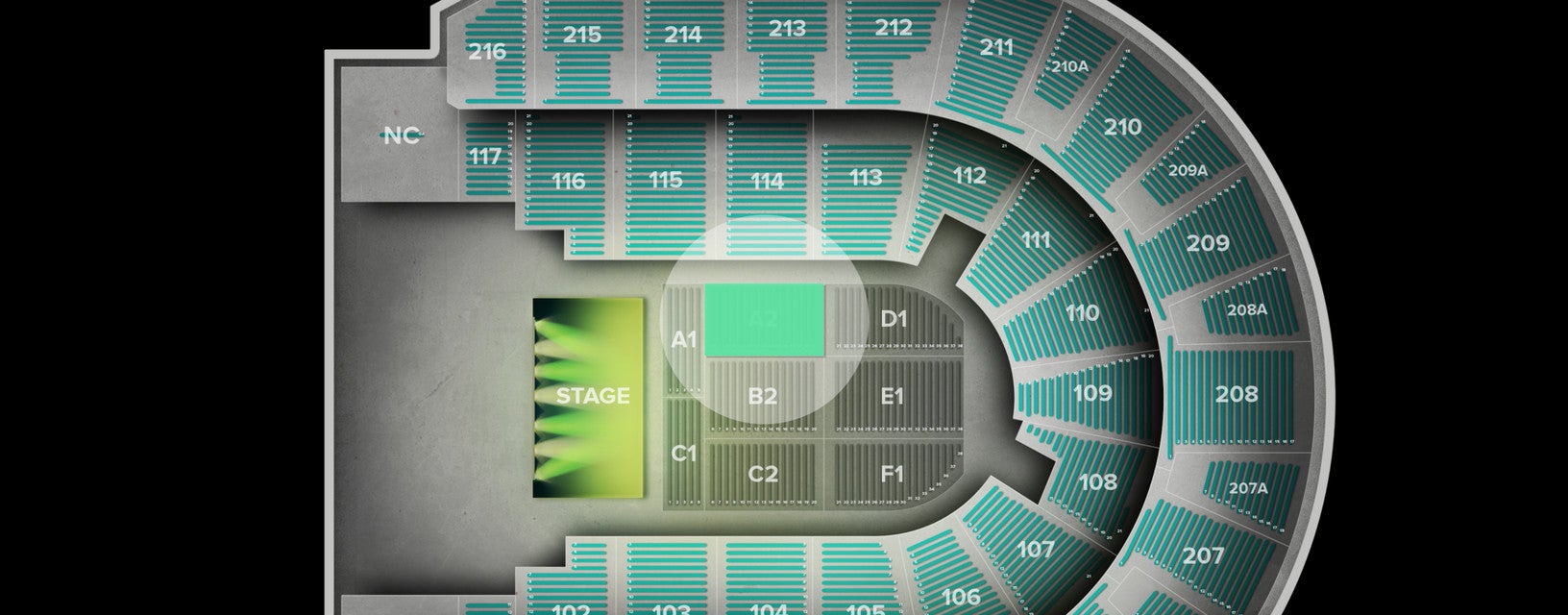 Seat view from Floor