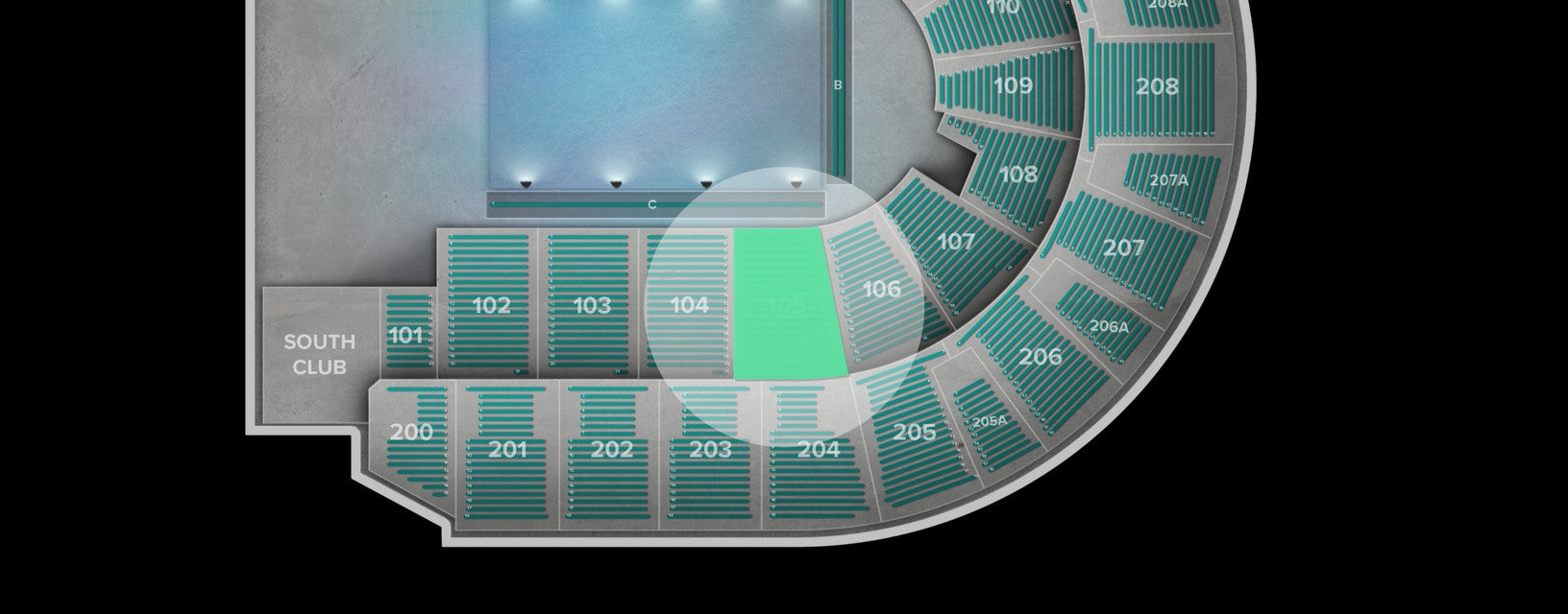 Seat view from Lower