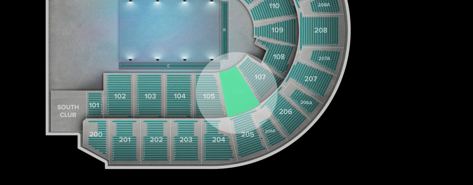 Seat view from Lower