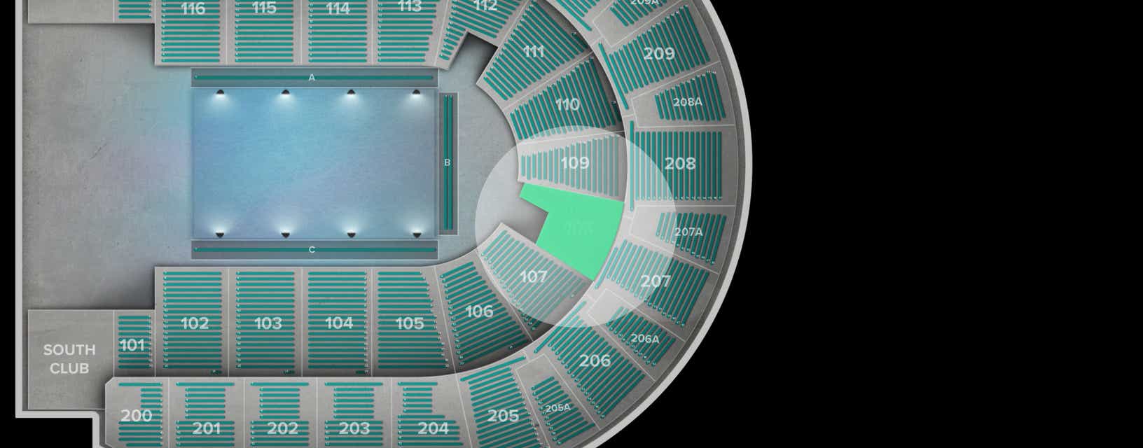 Seat view from Lower