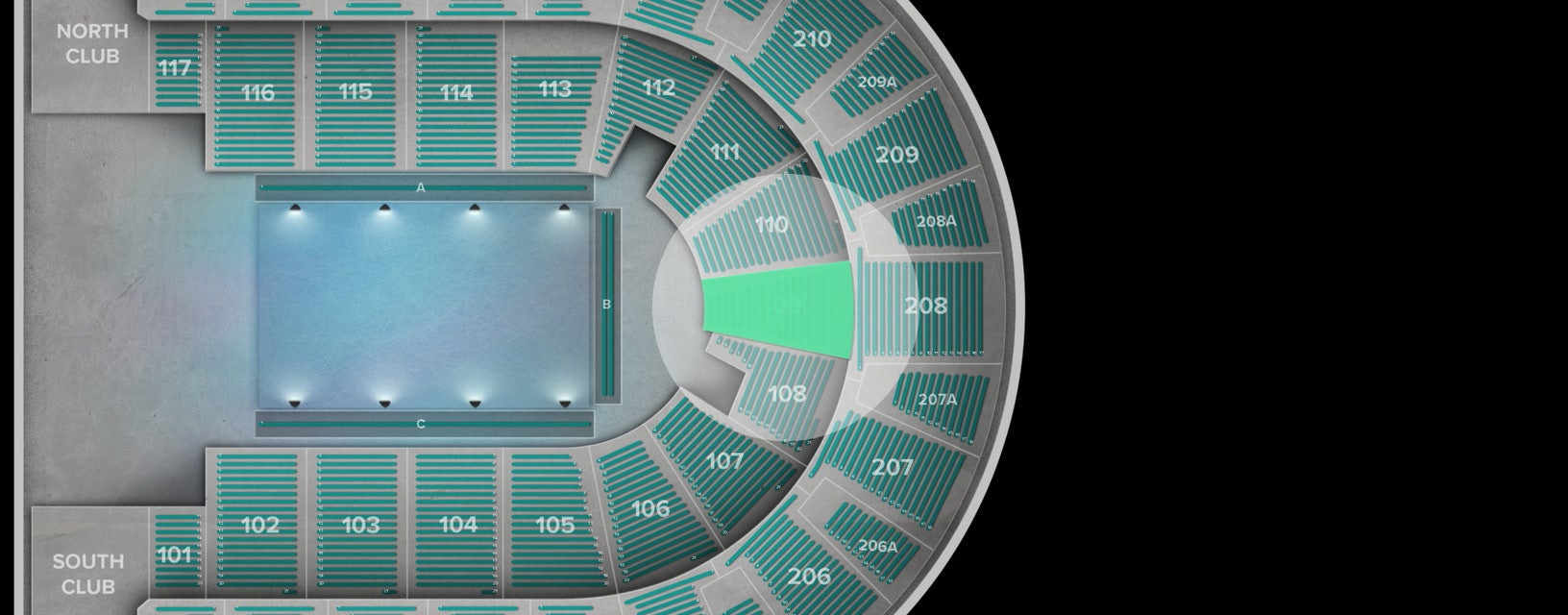 Seat view from Lower