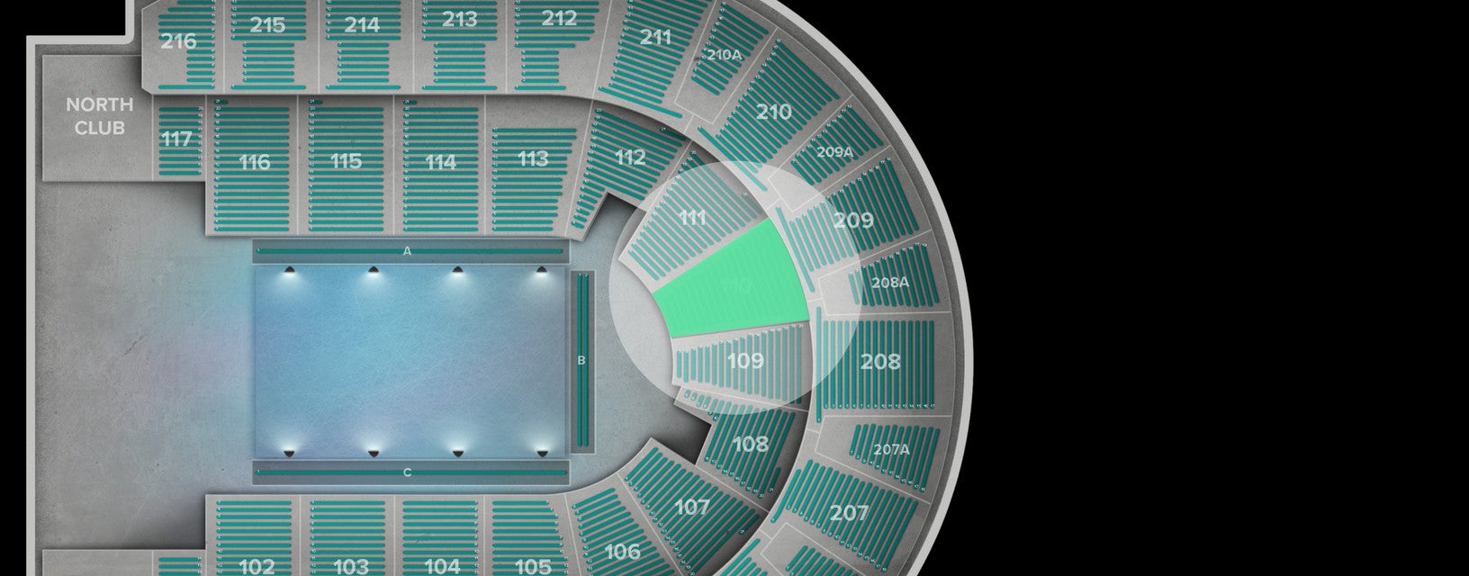 Seat view from Lower