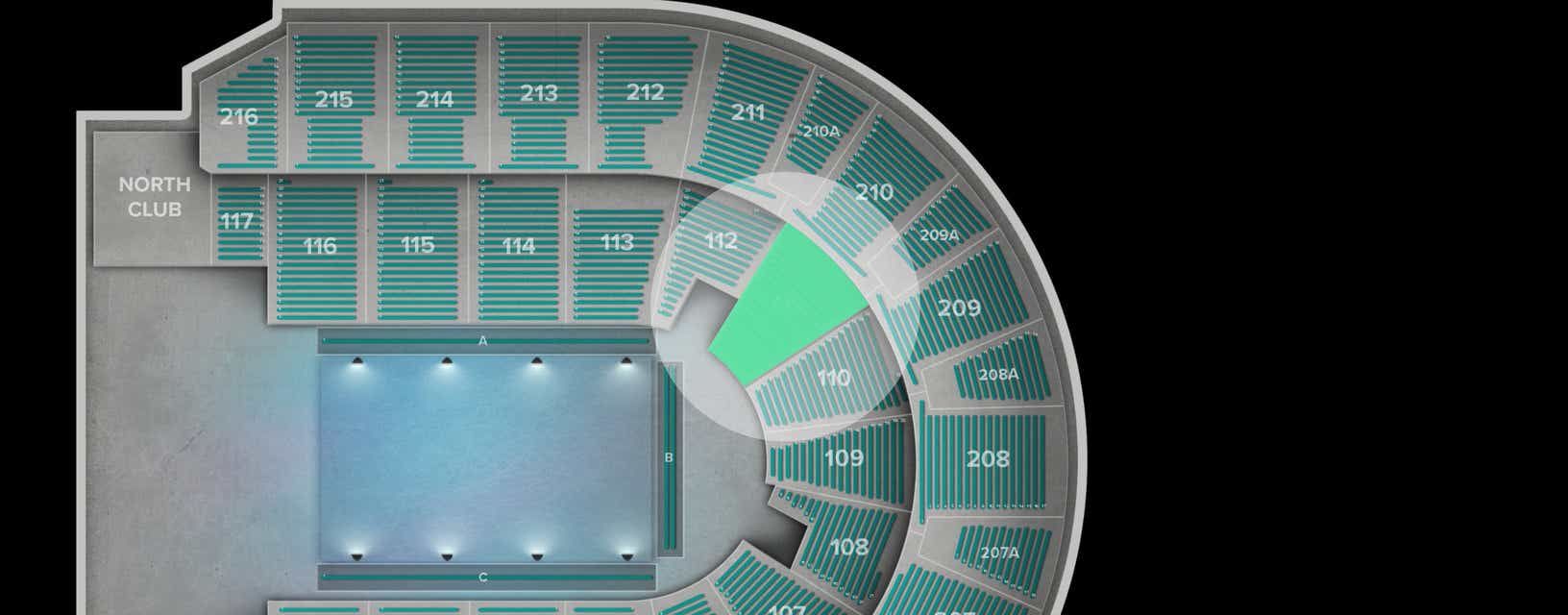 Seat view from Lower