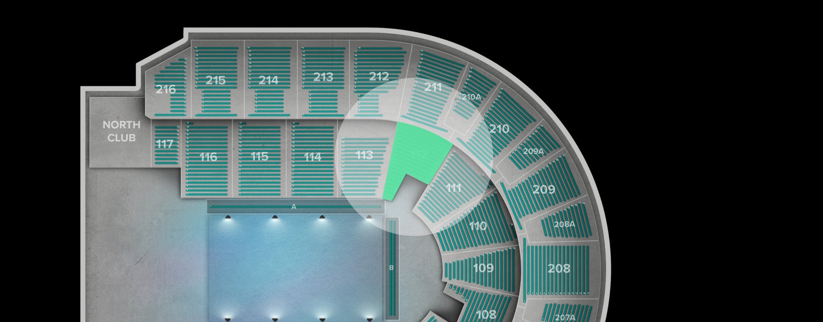 Seat view from Lower