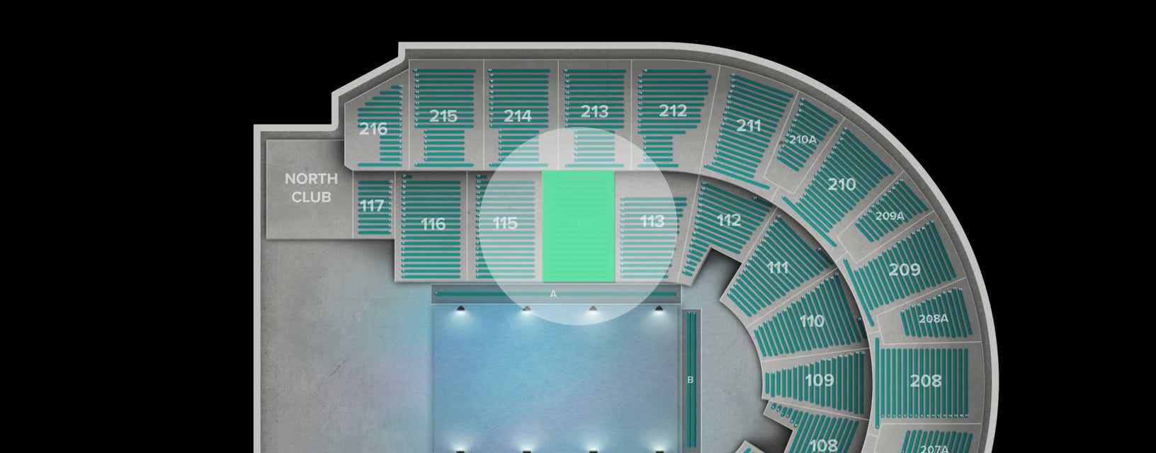 Seat view from Lower