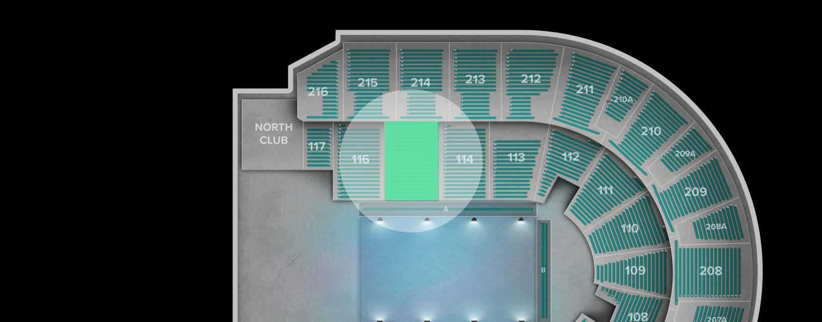 Seat view from Lower