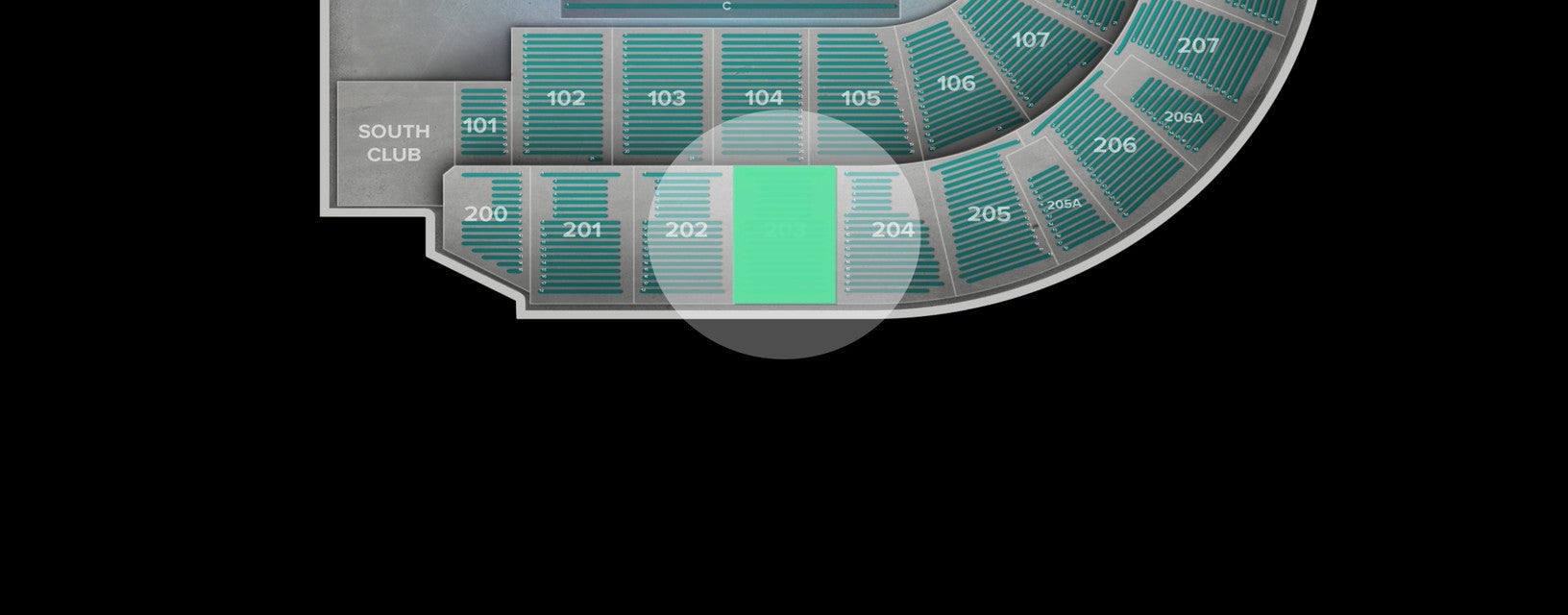 Seat view from Upper