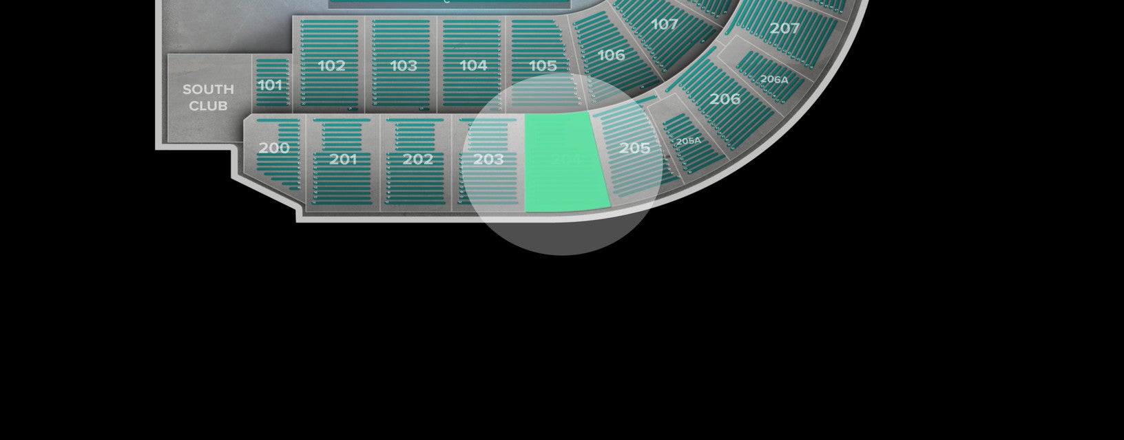 Seat view from Upper