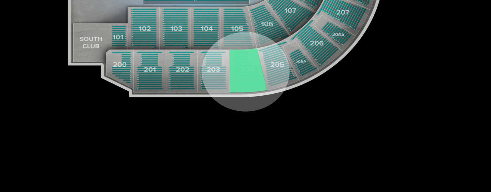 Seat view from Upper