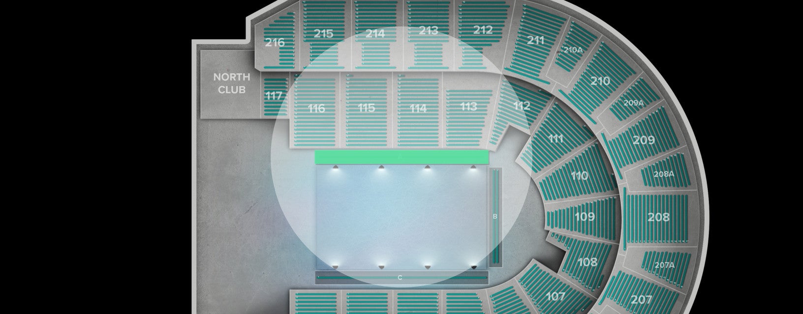 Seat view from Ice