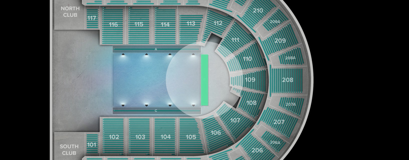 Seat view from Ice