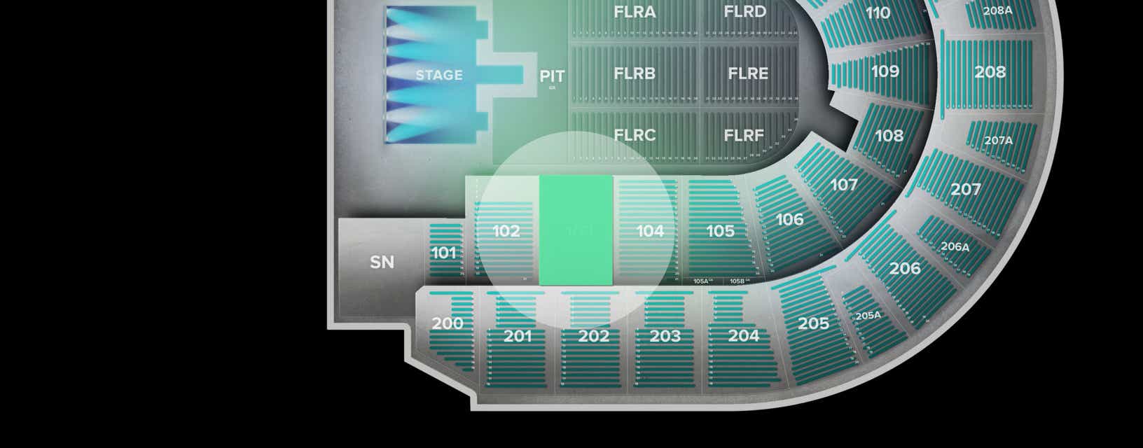 Seat view from Lower