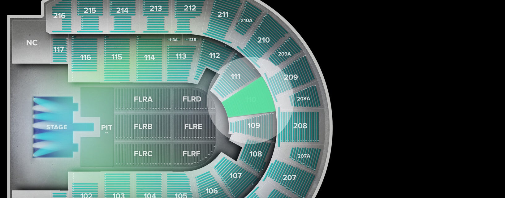 Seat view from Lower