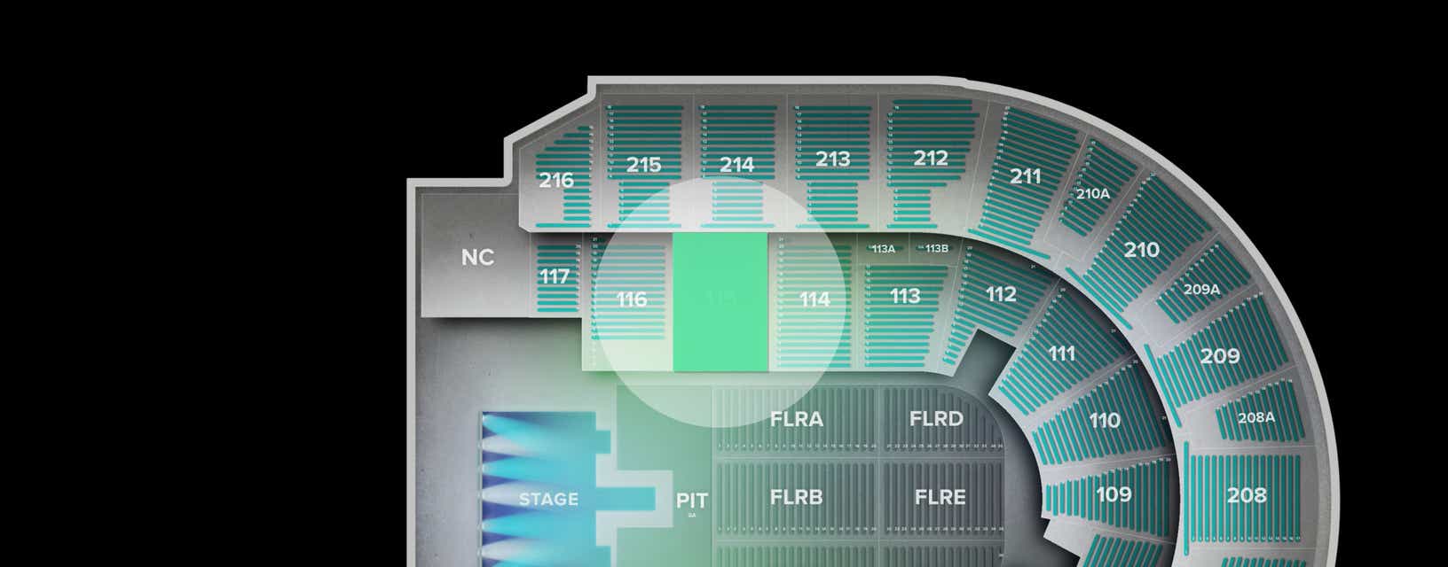 Seat view from Lower
