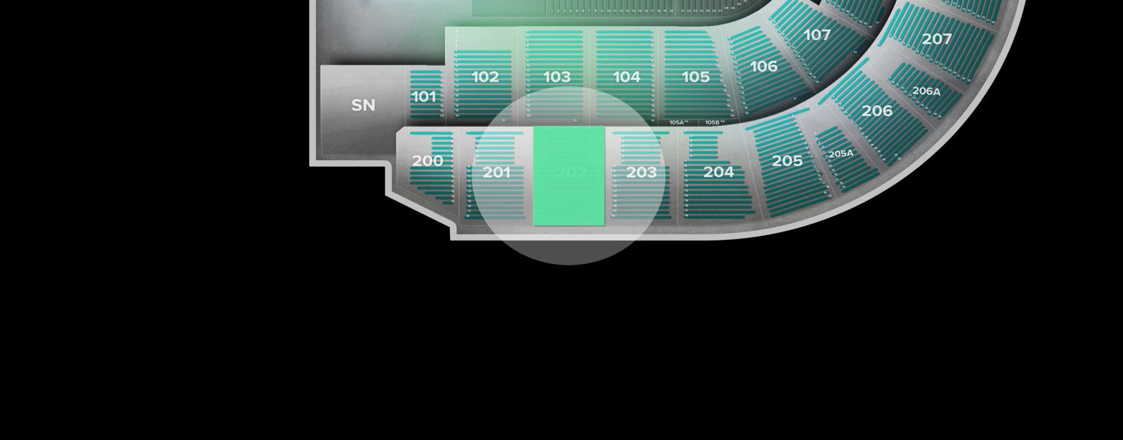 Seat view from Upper