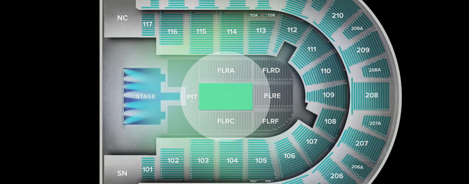Seat view from Floor
