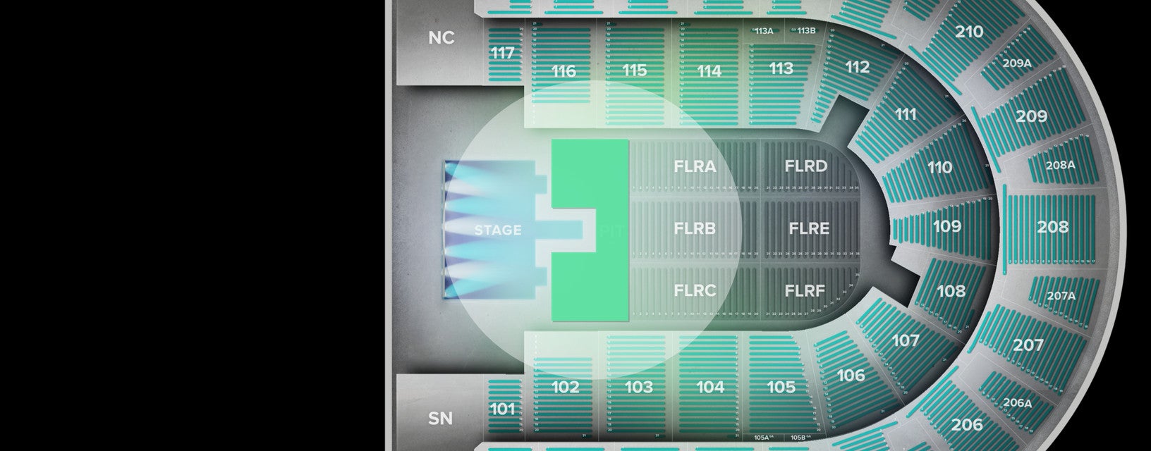 Seat view from Pit