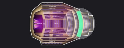 Seat view from Upper Circle