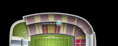 Seat view from Jack Trice Club