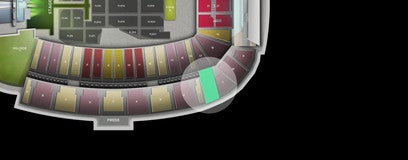 Seat view from Upper