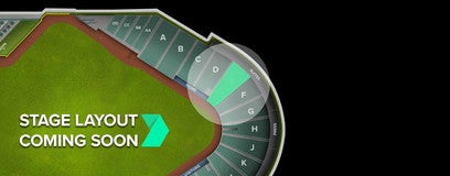 Seat view from Infield