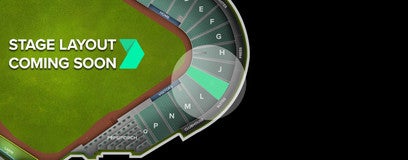 Seat view from Infield