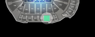 Seat view from Upper