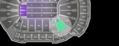 Seat view from Lower