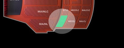 Seat view from Grand Tier