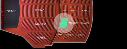 Seat view from Grand Tier