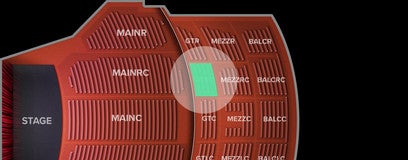 Seat view from Grand Tier