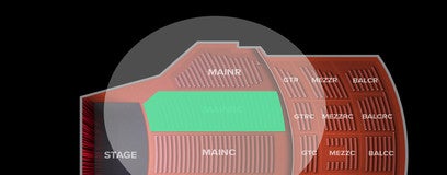 Seat view from Main Floor