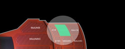 Seat view from Mezzanine