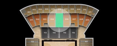 Seat view from 200 Level