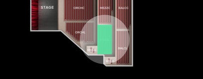 Seat view from Mezzanine