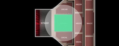 Seat view from Orchestra