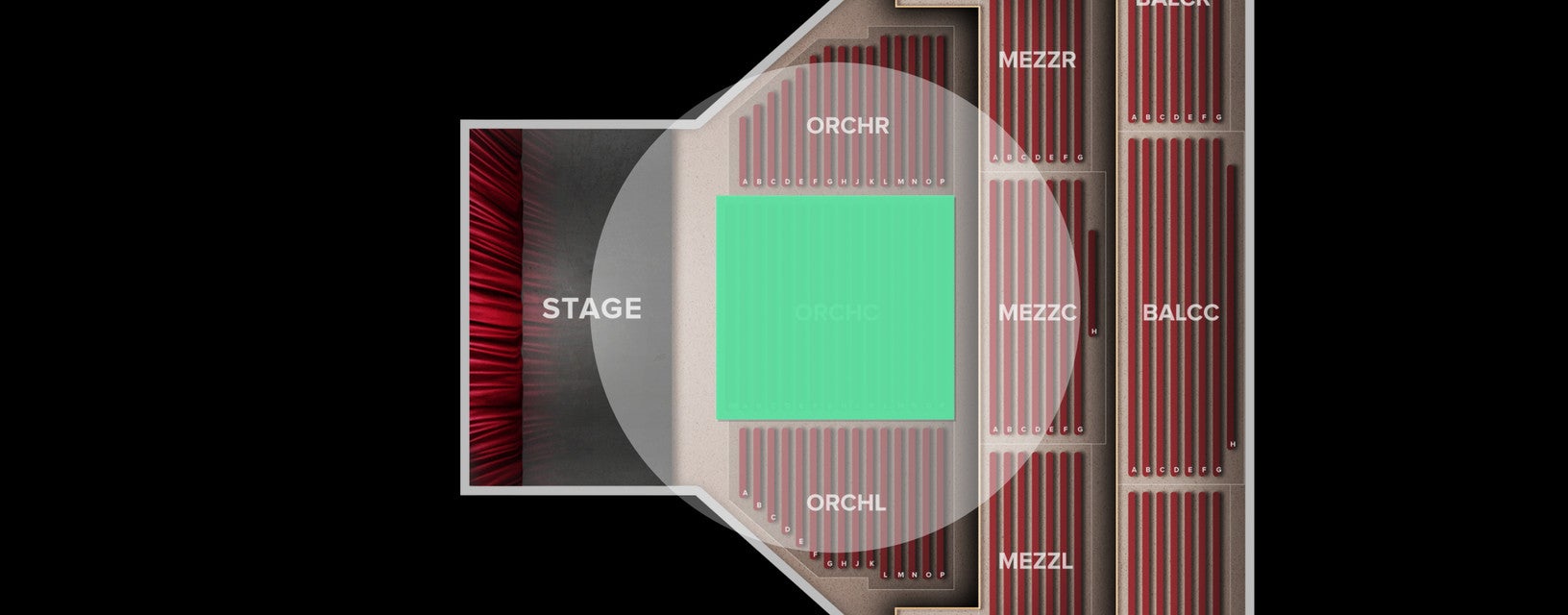 Seat view from Orchestra