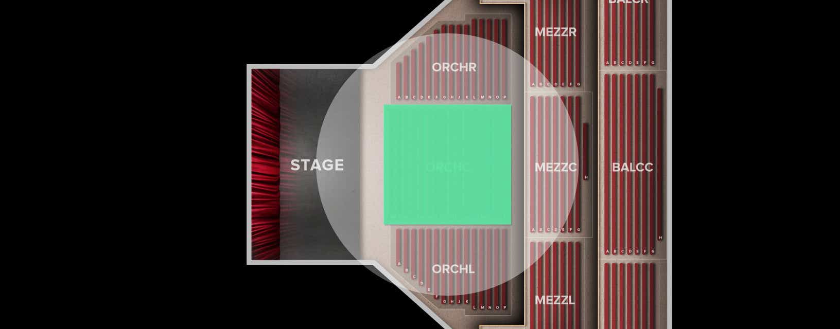 Seat view from Orchestra