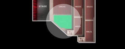 Seat view from Orchestra