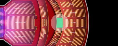 Seat view from Loge Center