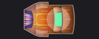 Seat view from Mezzanine