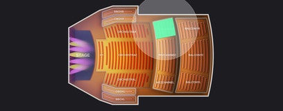 Seat view from Mezzanine