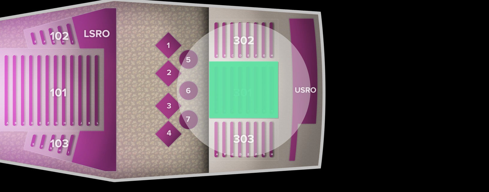 Seat view from Upper