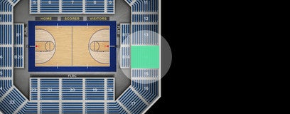 Seat view from Section