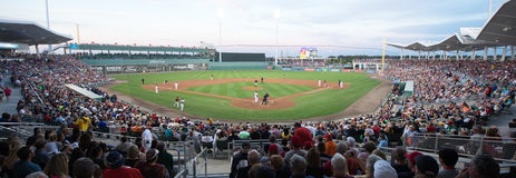 Seat view from Infield Grandstand