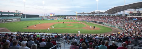 Seat view from Infield Grandstand