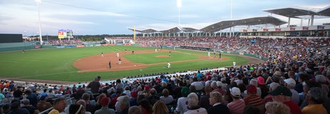 Seat view from Infield Grandstand