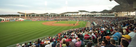 Seat view from Left Field Grandstand