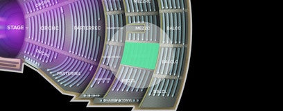 Seat view from Mezzanine